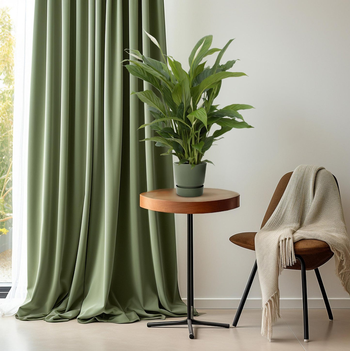 Spathiphyllum Torelli zonder pot (65cm - Ø17cm)