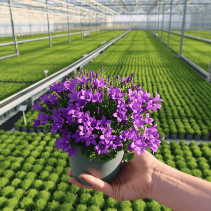Campanula Addenda Ambella Intense purple in Malaga sierpotten - potmaat 12cm Plant Greenify